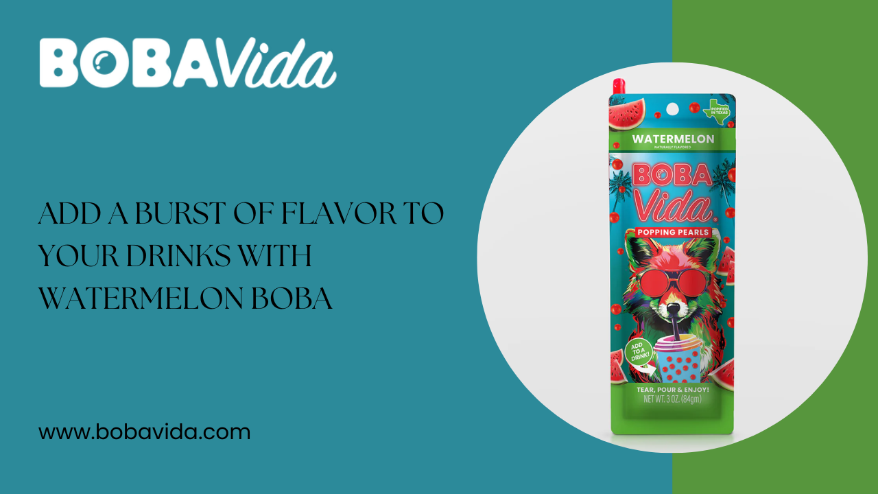 Read more about the article Add a Burst of Flavor to Your Drinks with Watermelon Boba