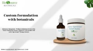 Read more about the article Crafting Wellness: The Power of Custom Formulation with Botanicals