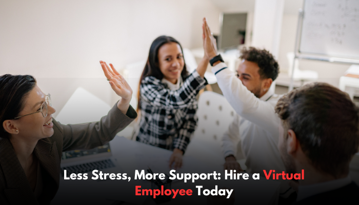 Read more about the article Less Stress, More Support: Hire a Virtual Employee Today