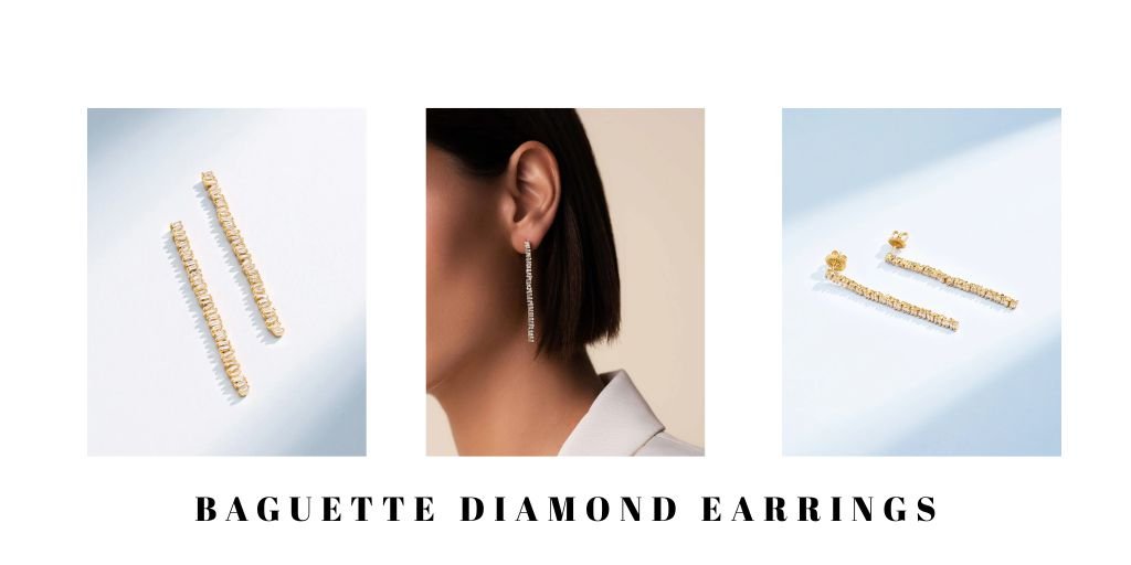 Read more about the article Why Baguette Diamond Earrings Belong on the Guest List