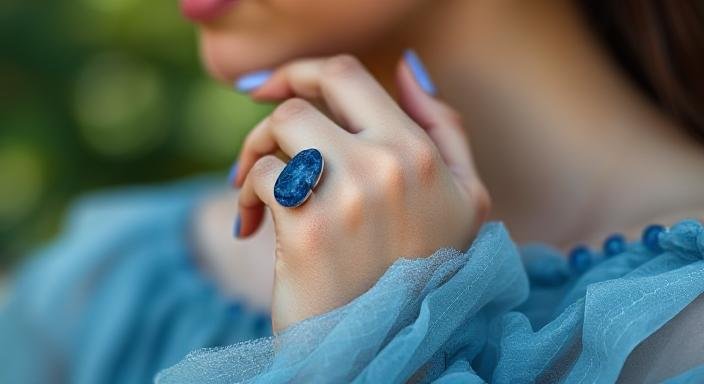 Read more about the article Echoes Of The Sky: The Recovery Adventure Of Blue Kyanite Rings