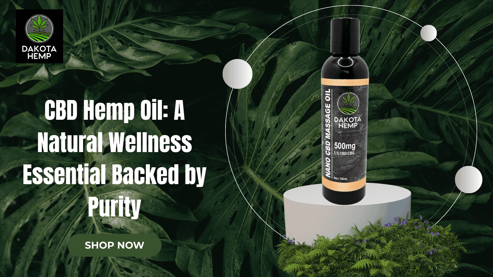 Read more about the article CBD Hemp Oil: A Natural Wellness Essential Backed by Purity