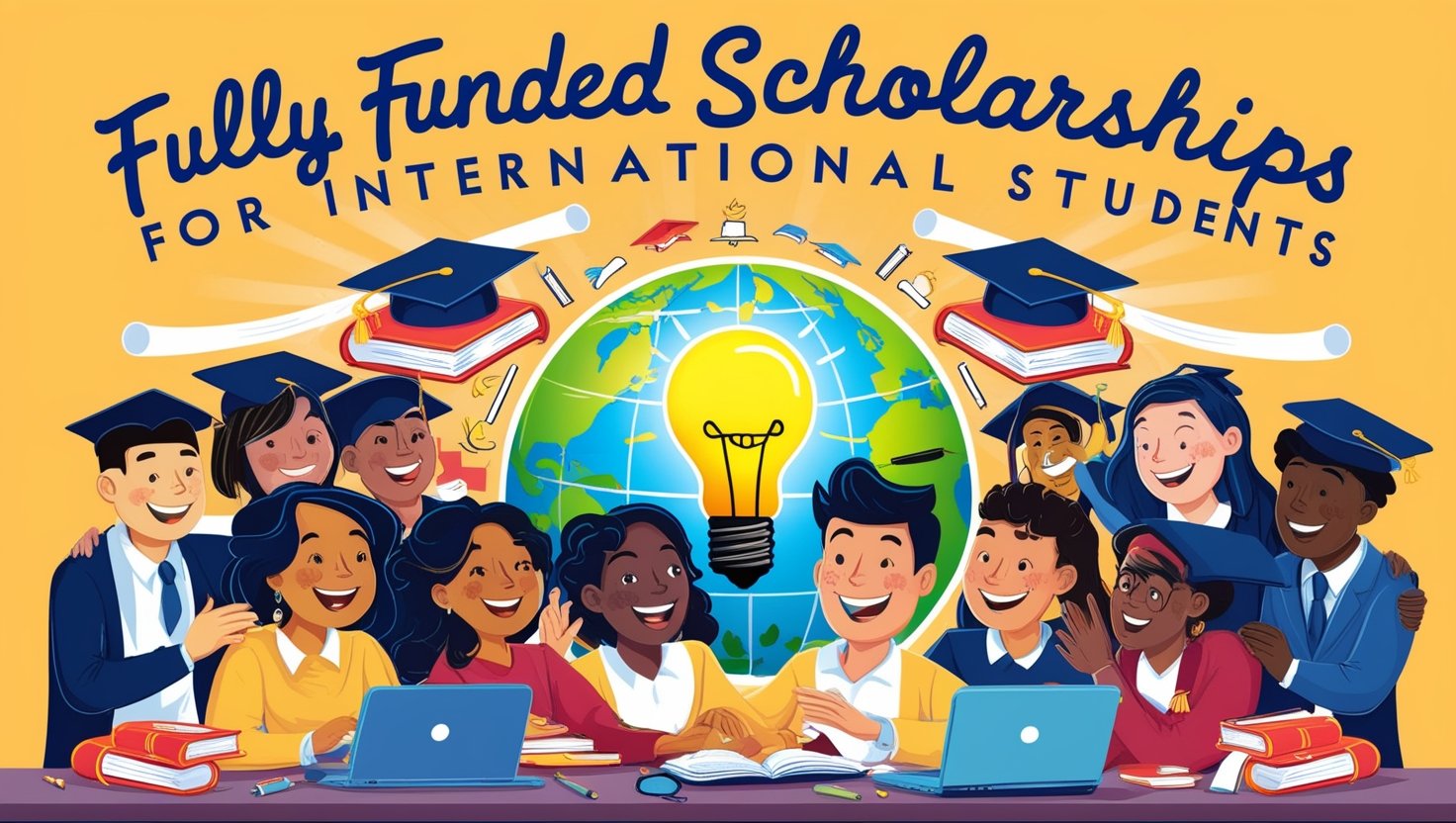 You are currently viewing Top 10 Fully Funded Scholarships for International Students in 2025