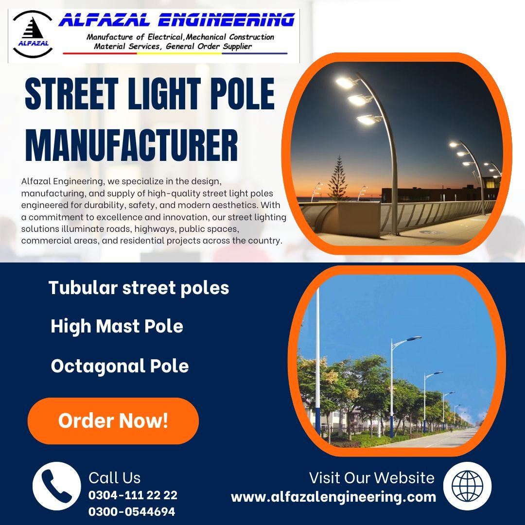 You are currently viewing Street Light Pole Manufacturer in Pakistan