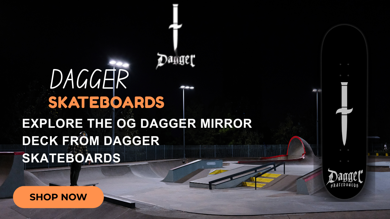 Read more about the article Explore the OG Dagger Mirror Deck from Dagger Skateboards