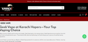 Read more about the article Latest Geek Vape Price in Pakistan – Complete Guide for Vapers in 2025
