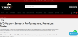 Read more about the article IVG Disposable Vape Price in Pakistan – A Complete Guide to Quality Vaping