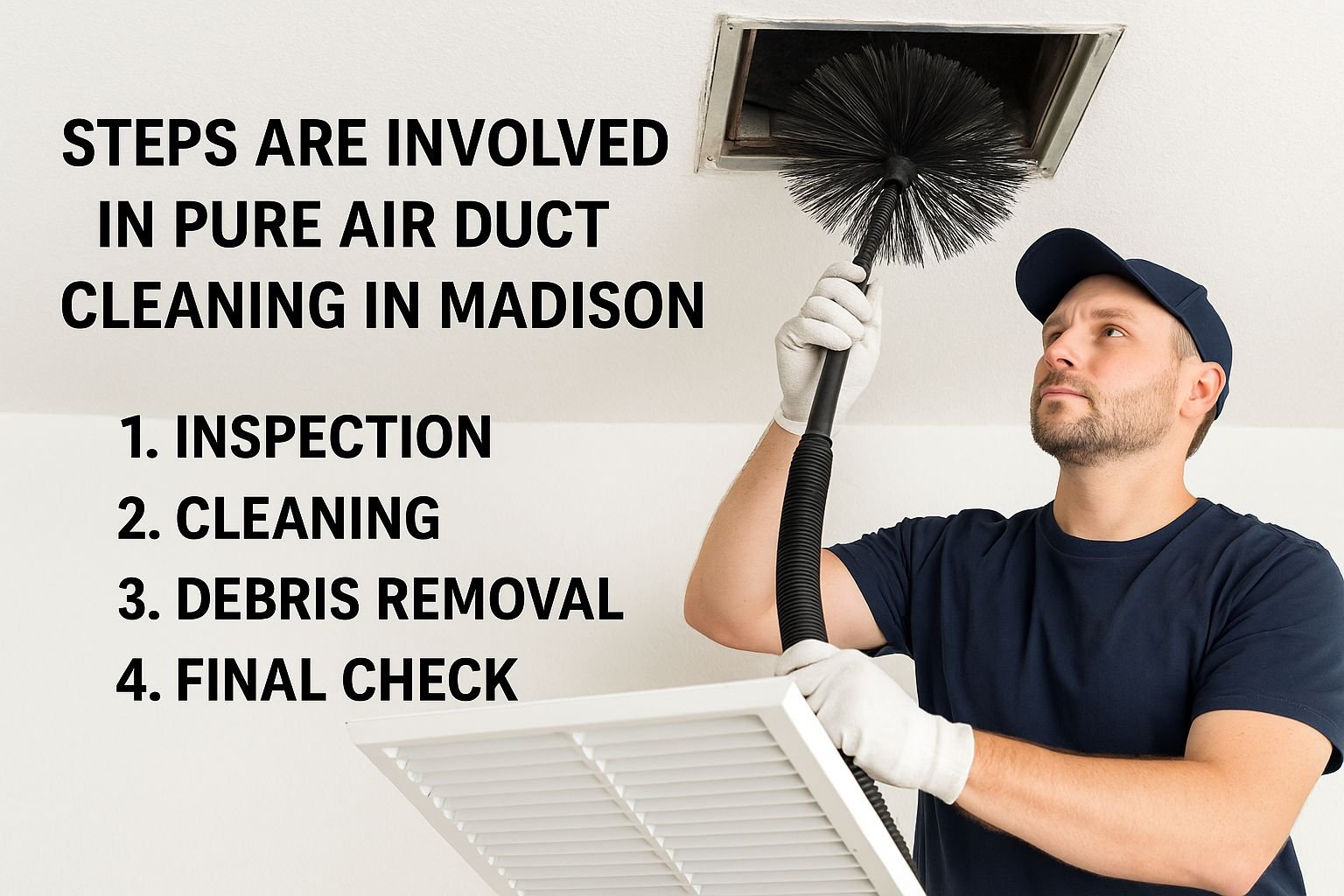You are currently viewing What Steps Are Involved in Pure Air Duct Cleaning in Madison?