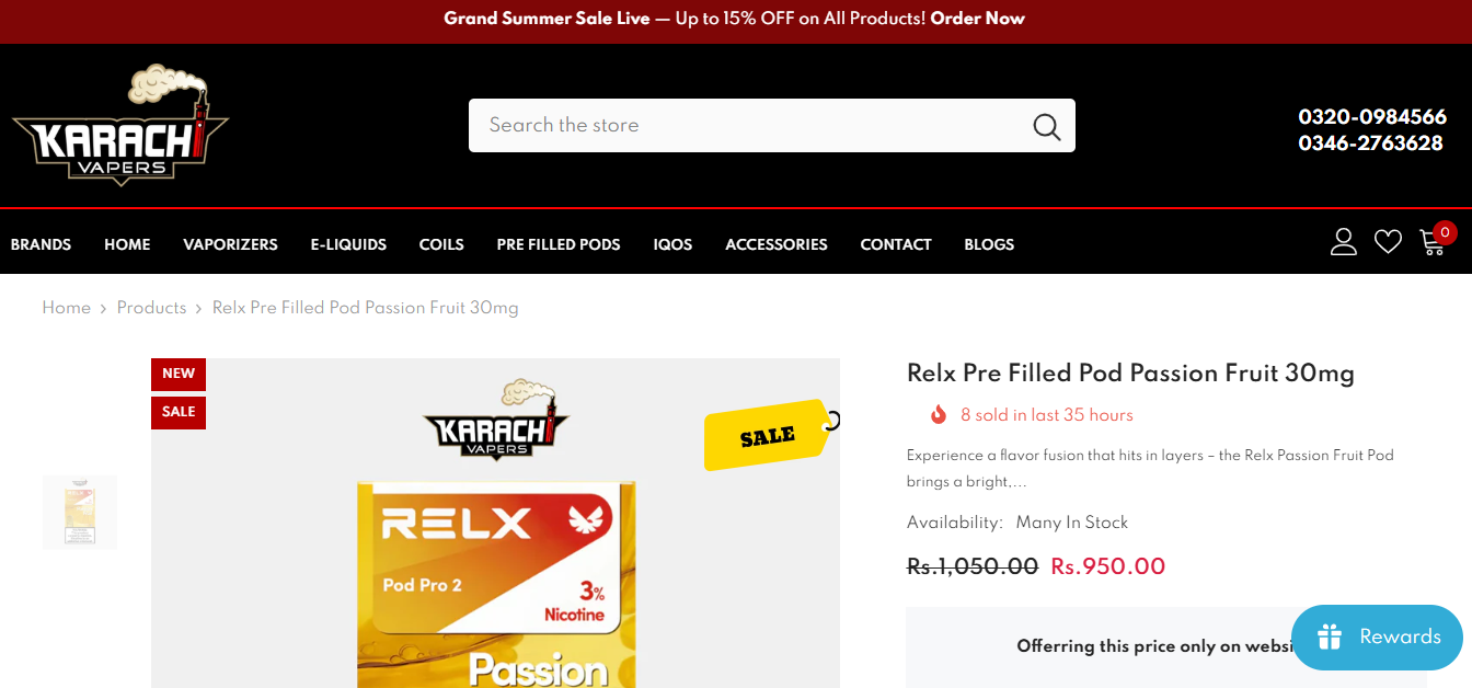 You are currently viewing Relx Pre Filled Pod Forest Berries Pods in Pakistan: A Flavor Revolution for the Modern Vaper