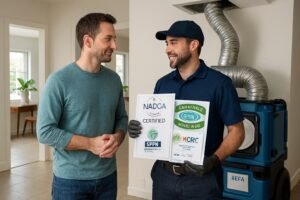 Read more about the article Which Certifications Ensure Safe Negative Pressure Air Duct Cleaning in Arcadia?