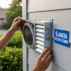 Read more about the article Why Dryer Vent Cover Replacement Improves Dryer Efficiency in Alameda?