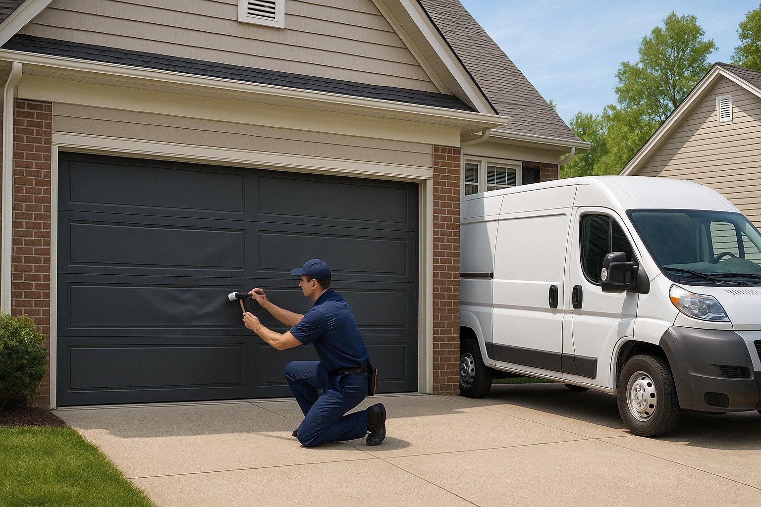 You are currently viewing Which Experts Handle Garage Door Dents Repair Fast in Alpharetta?