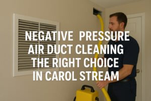 Read more about the article What Makes Negative Pressure Air Duct Cleaning the Right Choice in Carol Stream