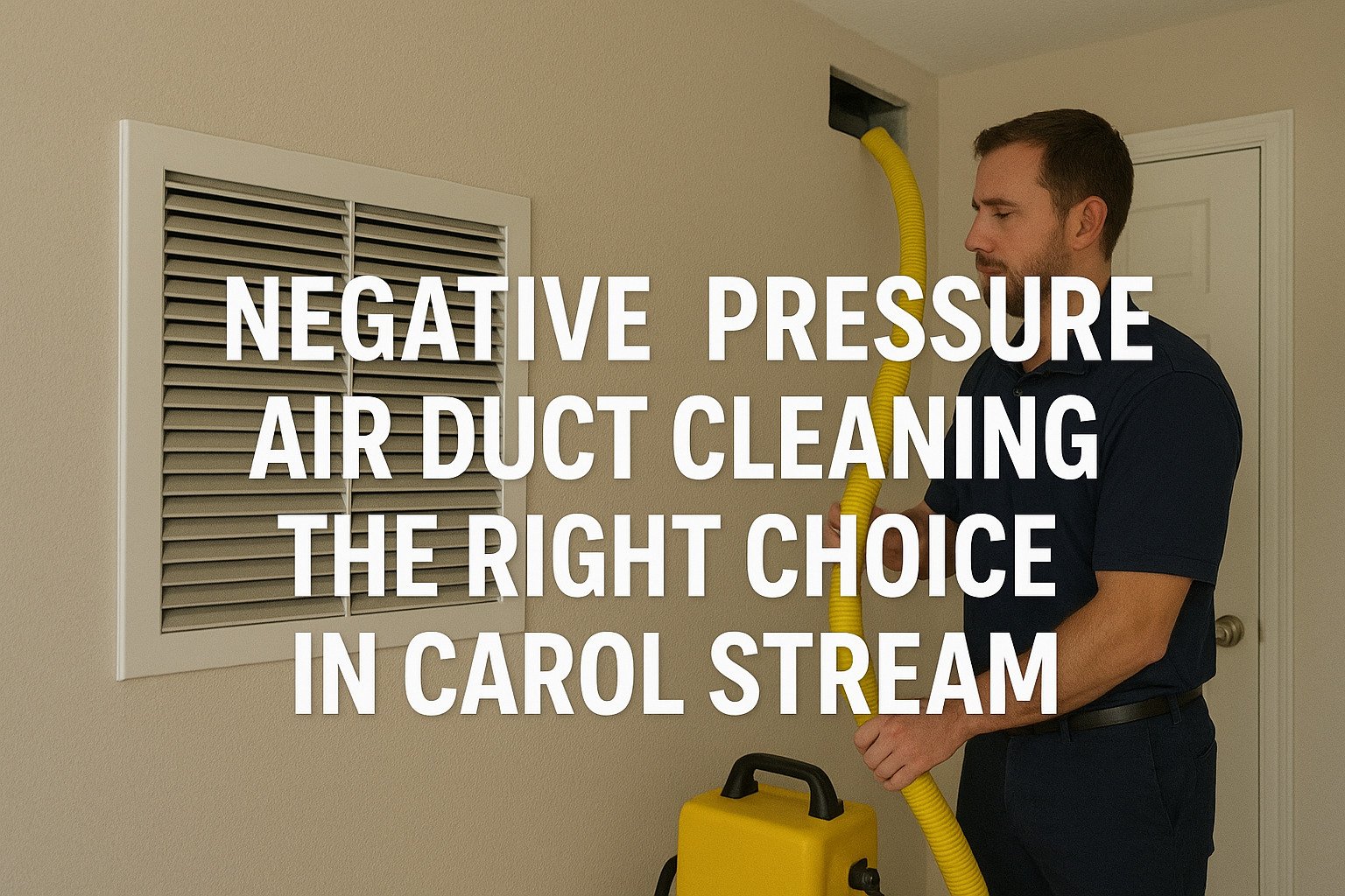 You are currently viewing What Makes Negative Pressure Air Duct Cleaning the Right Choice in Carol Stream