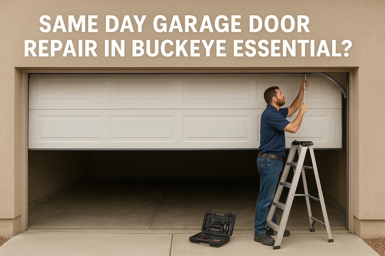 You are currently viewing What Makes Same Day Garage Door Repair in Buckeye Essential