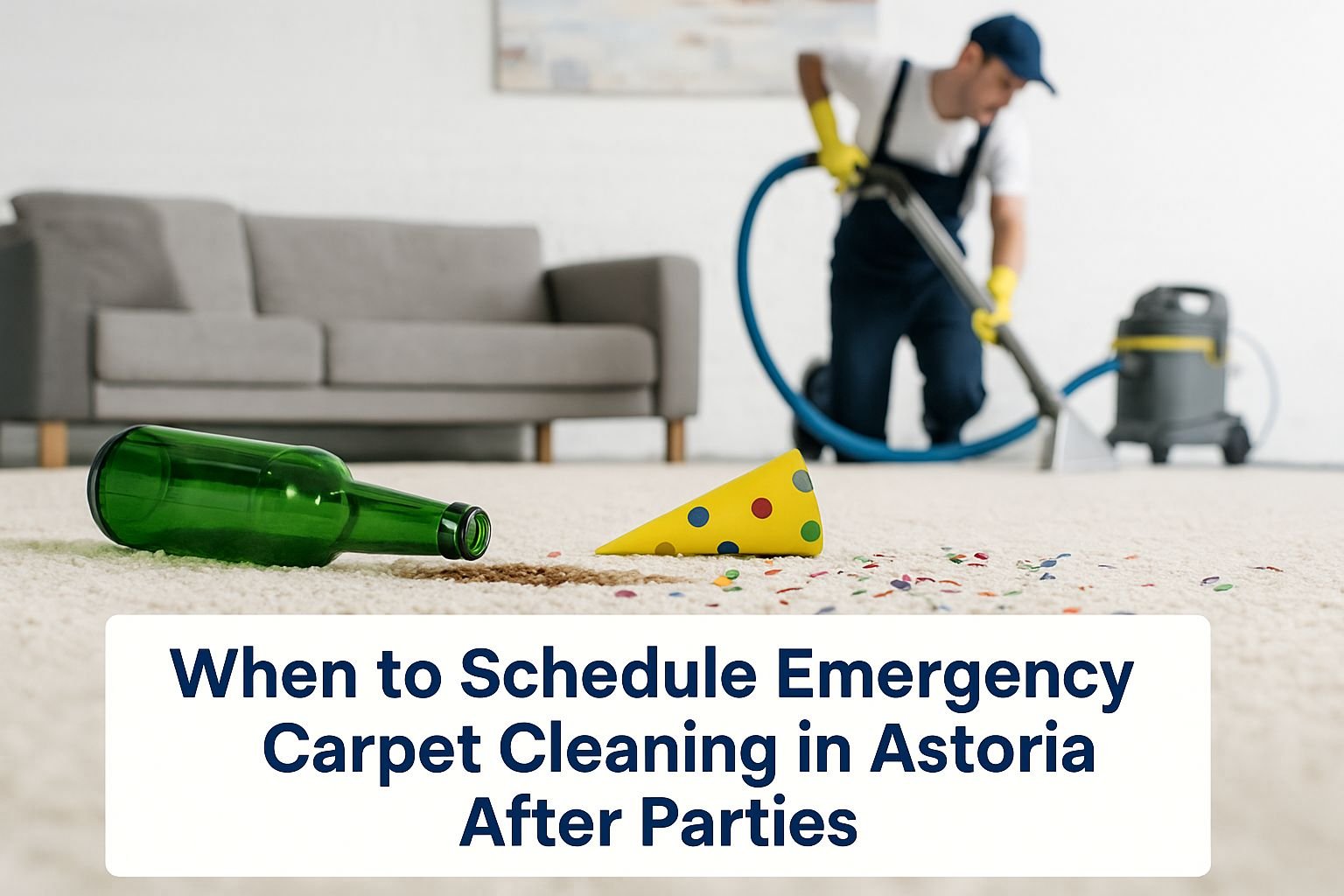 You are currently viewing When to Schedule Emergency Carpet Cleaning in Astoria After Parties