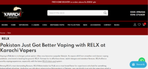 Read more about the article Relx Pods Price in Pakistan: 2025’s Ultimate Guide for Vapers