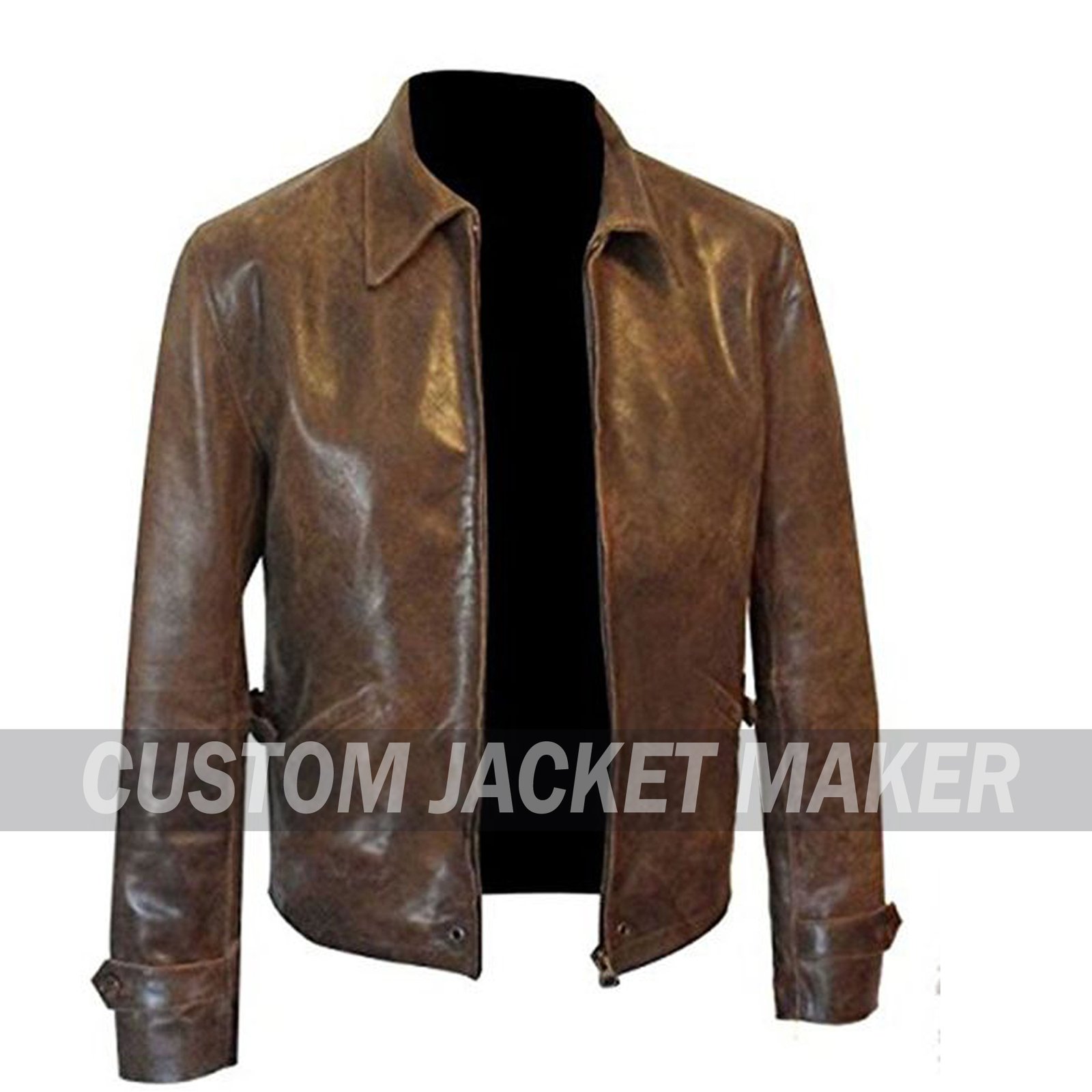 You are currently viewing Teak Wood Garage Biker Brown Leather Jacket