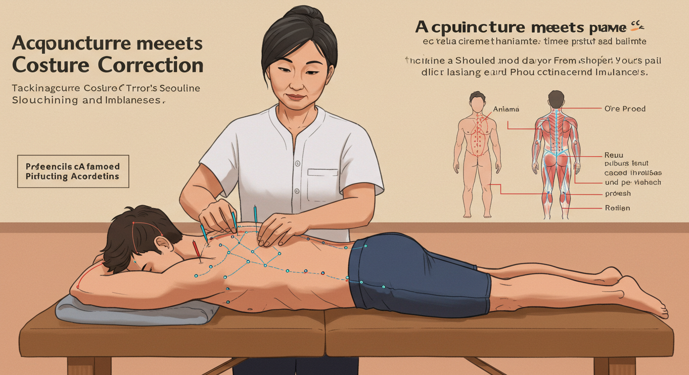 You are currently viewing Acupuncture Meets Posture Correction: Tackling Shoulder Pain From Slouching and Imbalances
