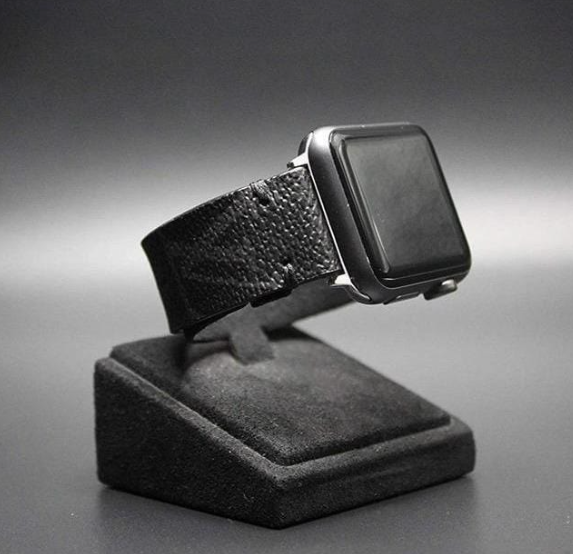 You are currently viewing Premium Repurposed LV Monogram Eclipse Graphite Apple Watch Band – Timeless Style