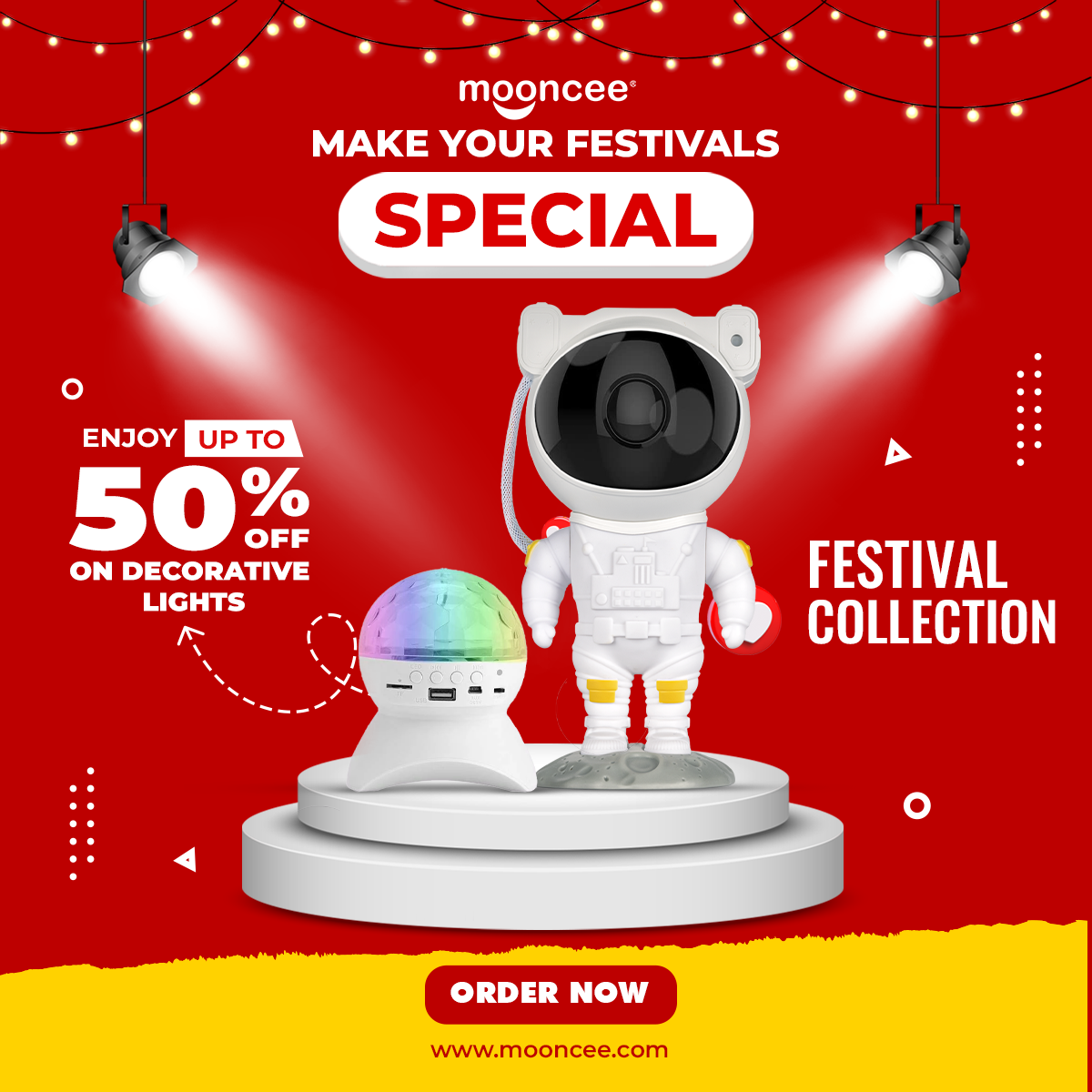 You are currently viewing Mooncee Decorative & Fairy Lights: Illuminate Your Home in Style