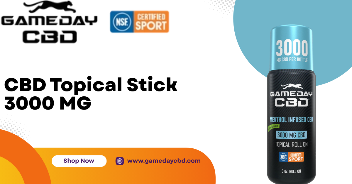 You are currently viewing Powerful Relief with 3000 MG CBD Roll-On by Gameday CBD
