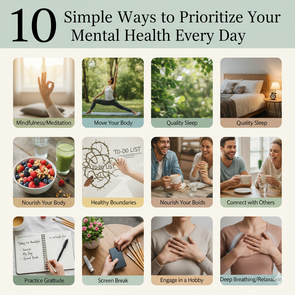 Read more about the article 10 Simple Ways to Prioritize Your Mental Health Every Day