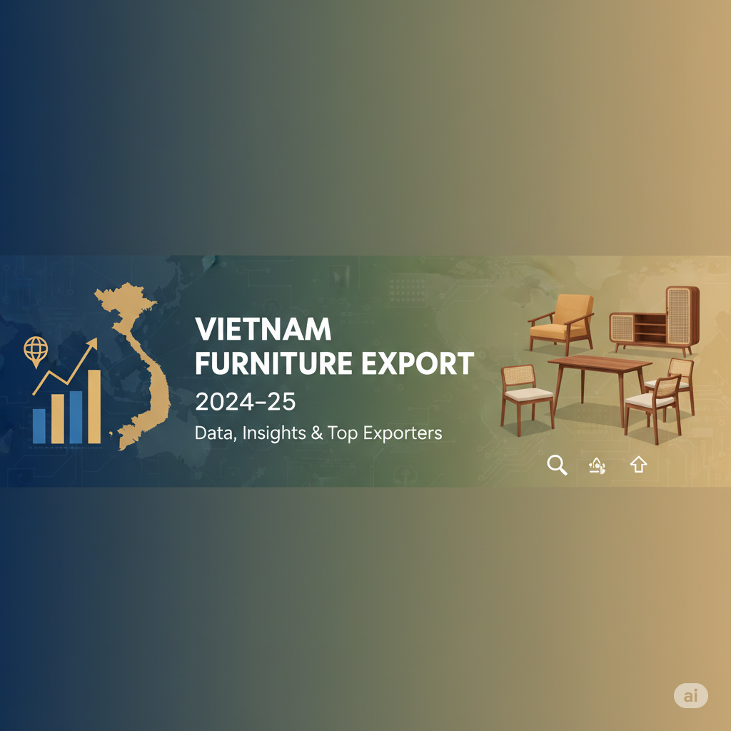 You are currently viewing Vietnam Furniture Export 2024–25: Data, Insights & Top Exporters