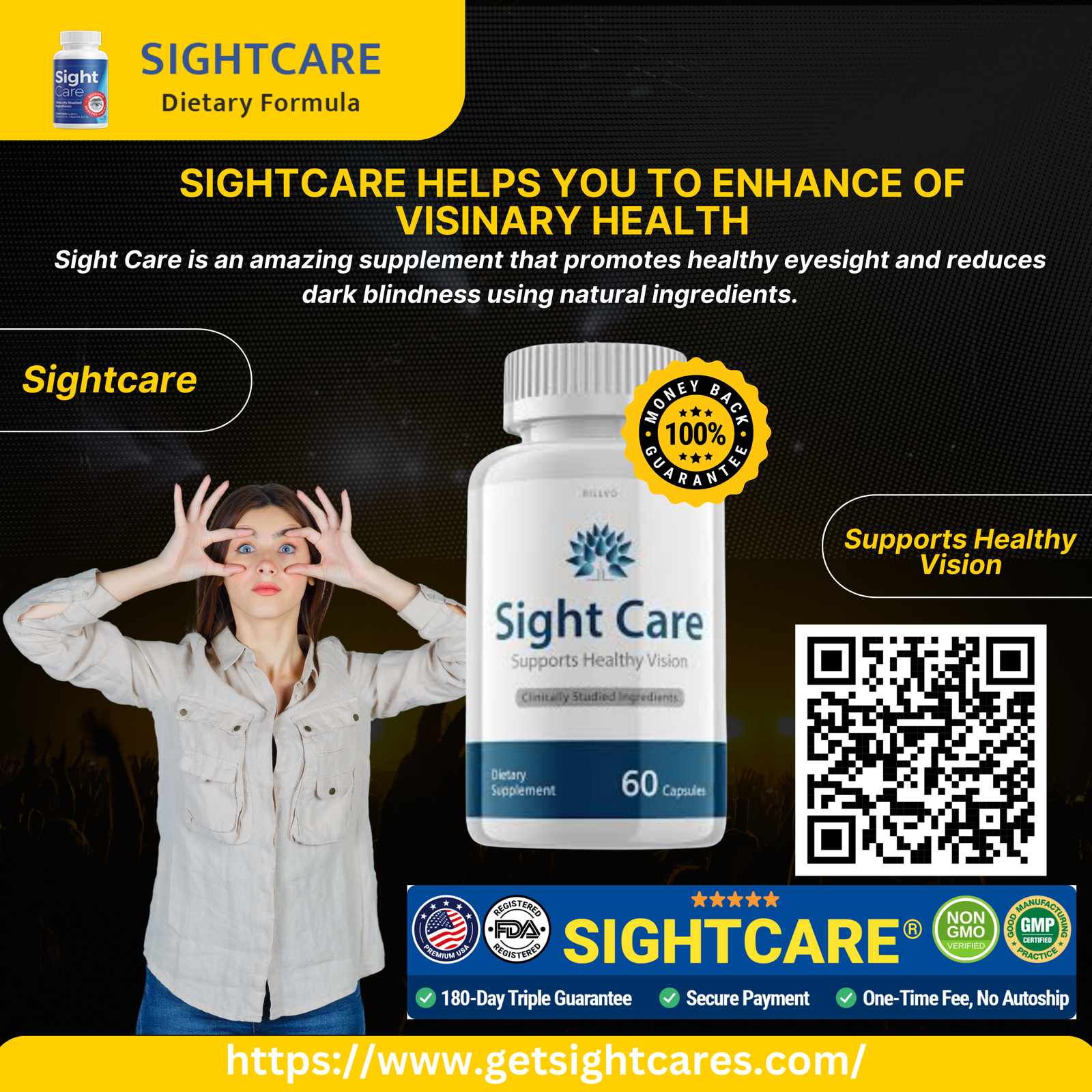 Read more about the article SightCare Vision Supplement capsules ingredients list.