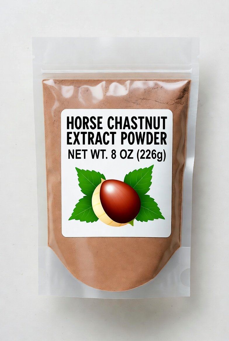 Read more about the article Horse Chestnut Extract Powder – Natural Support for Circulation & Vein Health