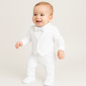 Read more about the article Keep Your Little One Warm with Archie’s Penguin Tail Vest Set