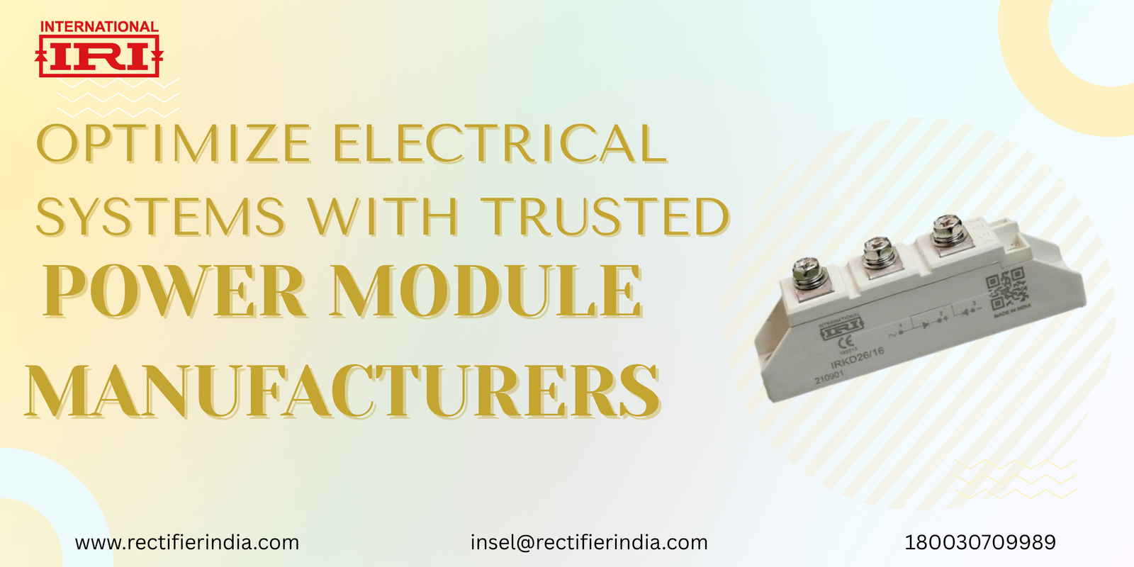 You are currently viewing Optimize Electrical Systems with Trusted Power Module Manufacturers
