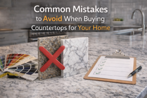 Read more about the article Common Mistakes to Avoid When Buying Countertops for Your Home