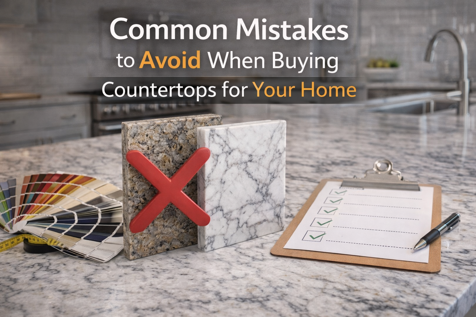 You are currently viewing Common Mistakes to Avoid When Buying Countertops for Your Home