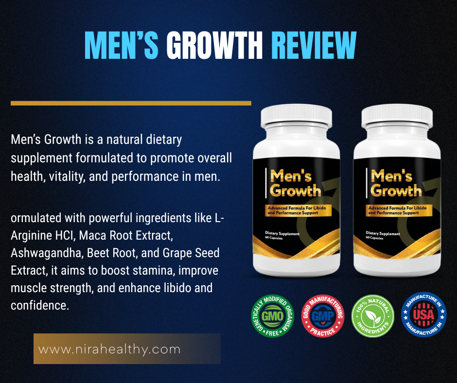 You are currently viewing Men’s Growth™ Review: Natural Male Vitality & ED Support