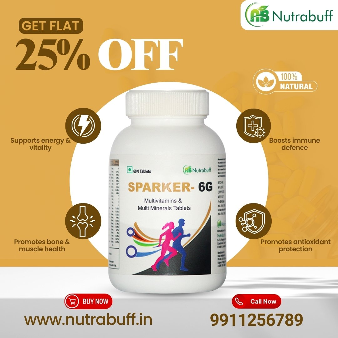 You are currently viewing How Nutrabuff Multivitamin And Multimineral Tablets Support Whole-Body Health?