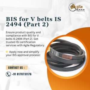 Read more about the article Understanding BIS for V Belts IS 2494 (Part 2): A Complete Compliance Guide