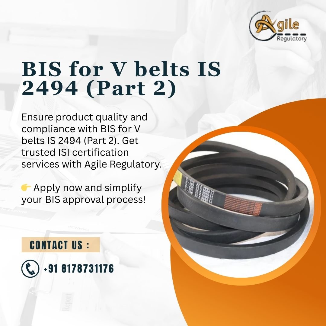 Read more about the article Understanding BIS for V Belts IS 2494 (Part 2): A Complete Compliance Guide