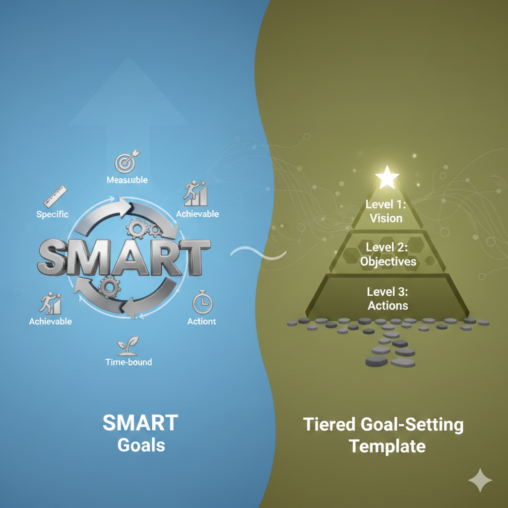 You are currently viewing What Is the Difference Between SMART Goals and a Tiered Goal-Setting Template?