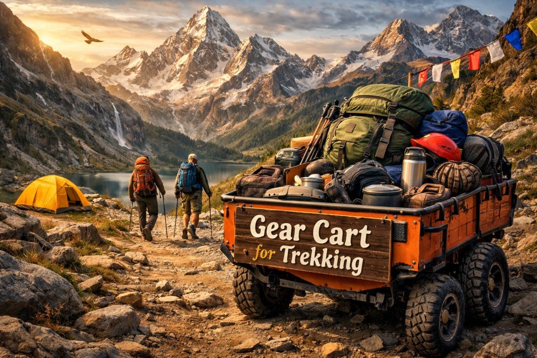 Read more about the article Gear Cart for Trekking – The Perfect Outdoor Walking Cart for Heavy Loads