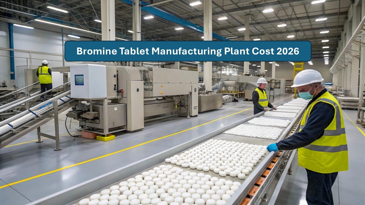 Read more about the article Bromine Tablet Manufacturing Plant Cost 2026: Complete Business Plan & Profitability Analysis