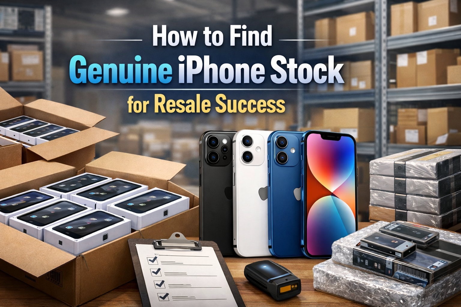 Read more about the article How to Find Genuine iPhone Stock for Resale Success