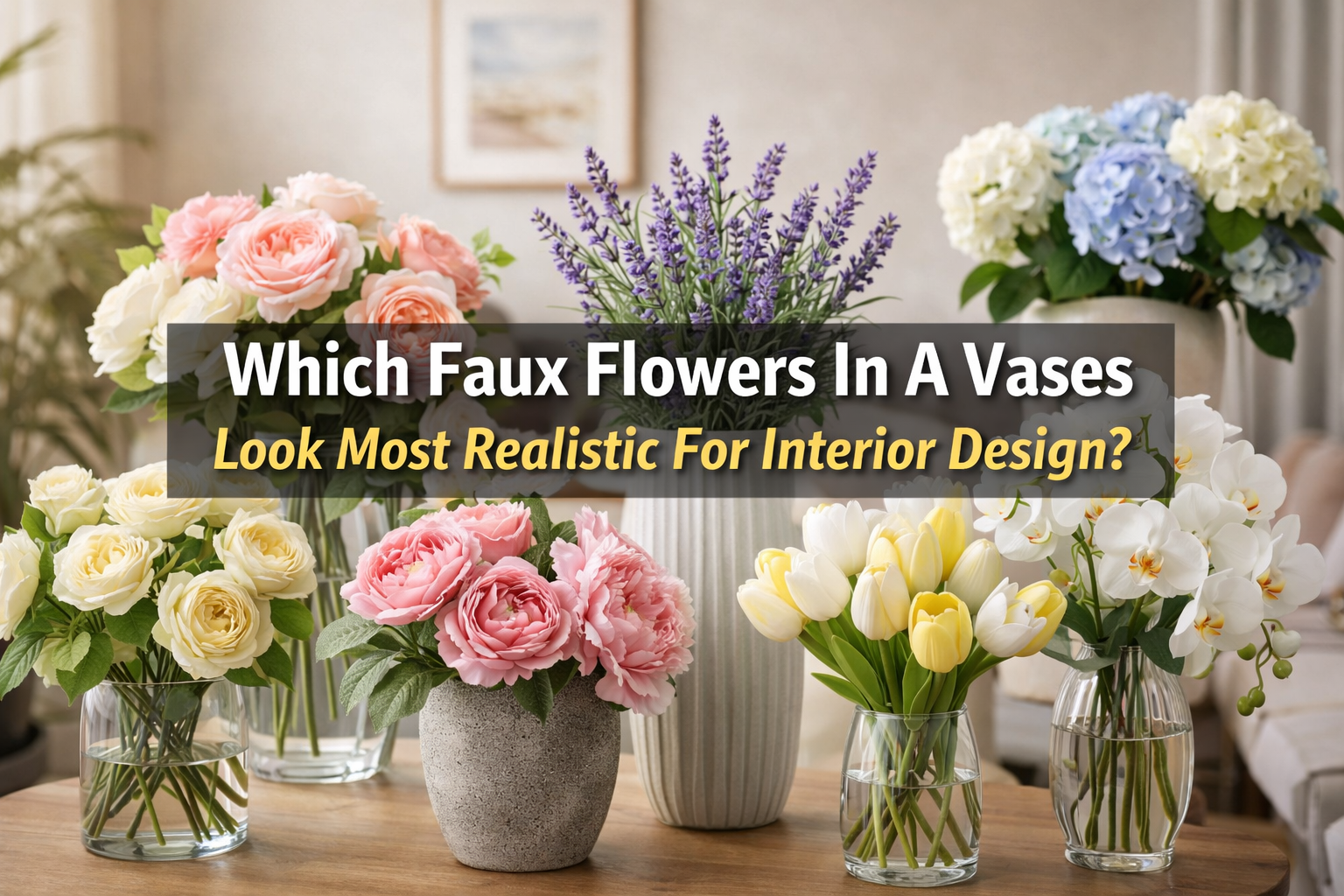 You are currently viewing Which Faux Flowers In A Vases Look Most Realistic For Interior Design?