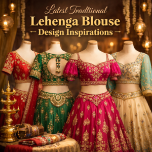 Read more about the article Latest Traditional Lehenga Blouse Design Inspirations