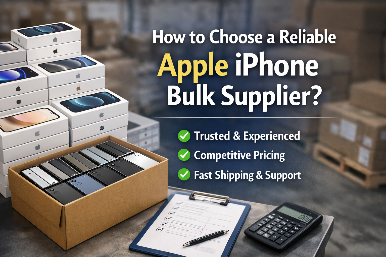 You are currently viewing How to Choose a Reliable Apple iPhone Bulk Supplier?