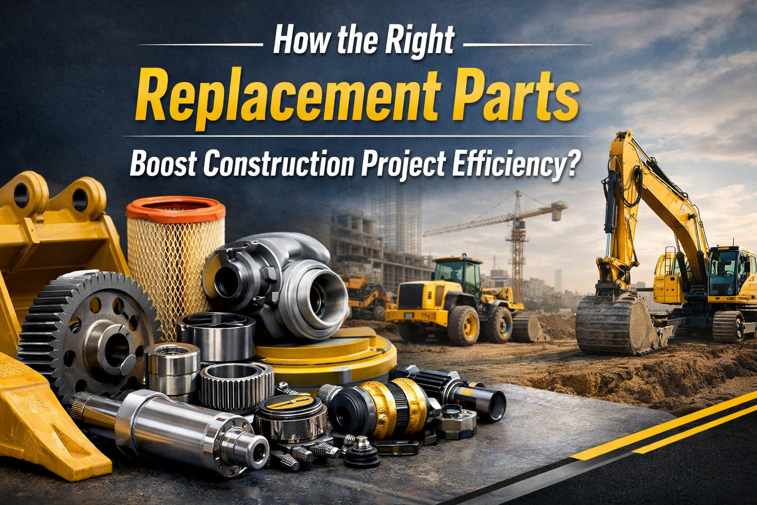 You are currently viewing How the Right Replacement Parts Boost Construction Project Efficiency?