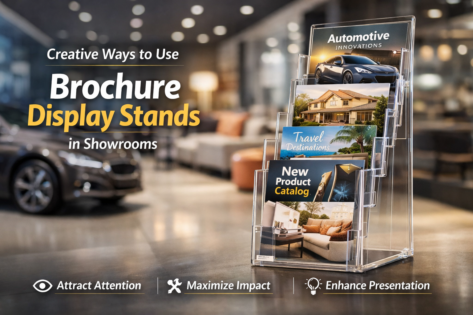 You are currently viewing Creative Ways to Use Brochure Display Stands in Showrooms