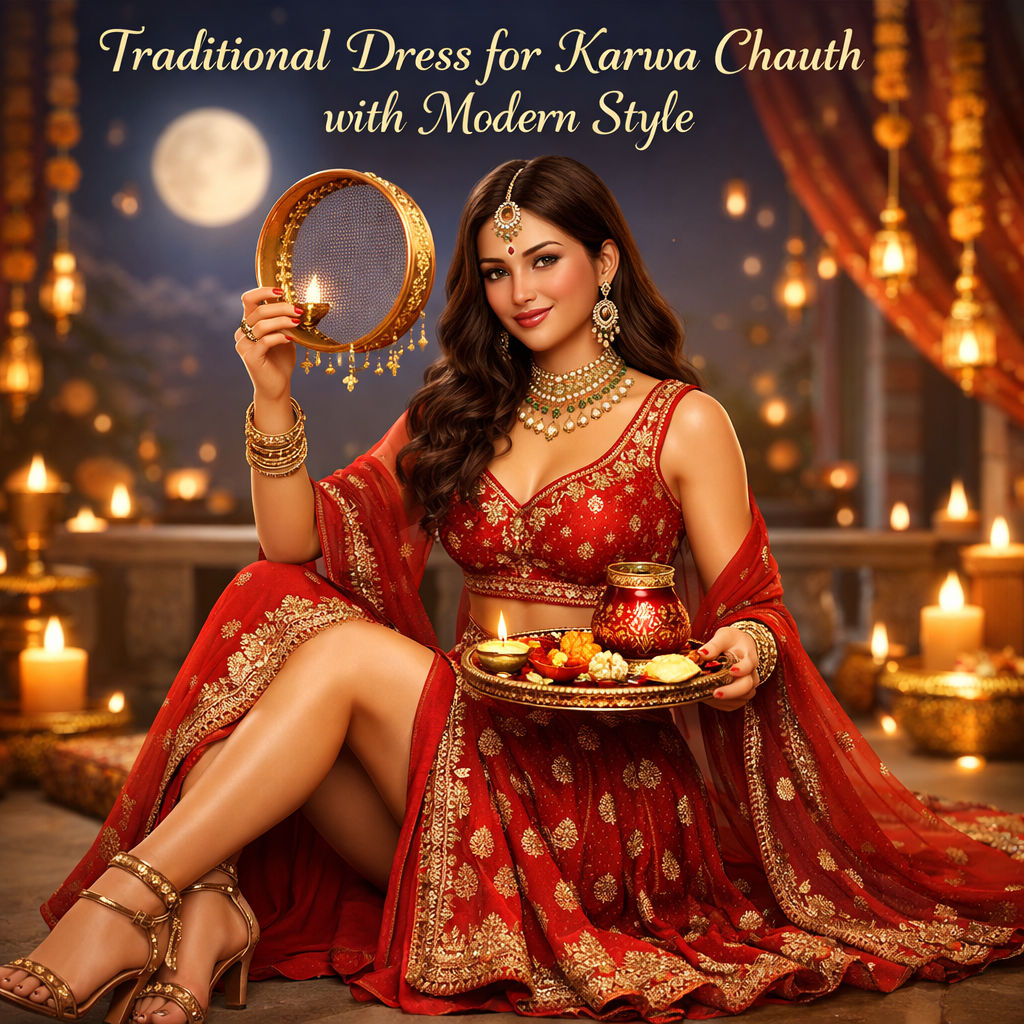 You are currently viewing Traditional Dress for Karwa Chauth with Modern Style