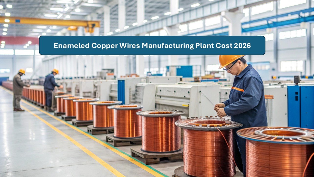 You are currently viewing Enameled Copper Wires Manufacturing Plant Cost 2026: Plant Layout, Machinery and Raw Materials