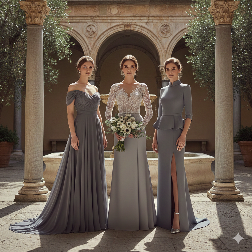 You are currently viewing Gray Bridal Dresses for Timeless Bridal Fashion